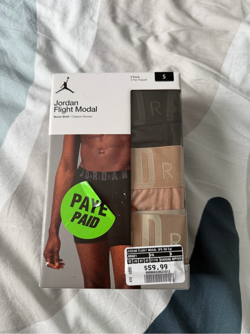 Nike Jordan Men's Flight Modal Boxer Briefs (3-Pack)
